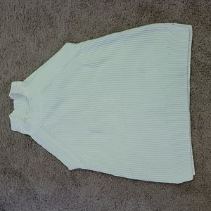 Cream colored Loft sweater tank